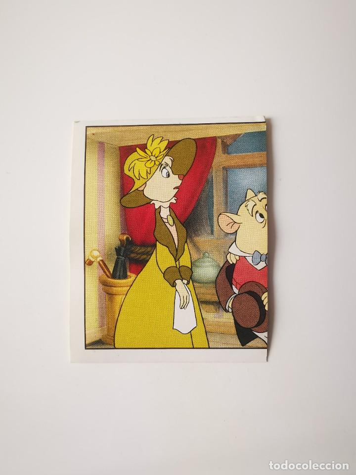 Colecionismo Cromos antigos: CROMO PEGATINA SIN PEGAR DEL ALBUM DISNEY BASIL RATON SUPERDETECTIVE PANINI 222