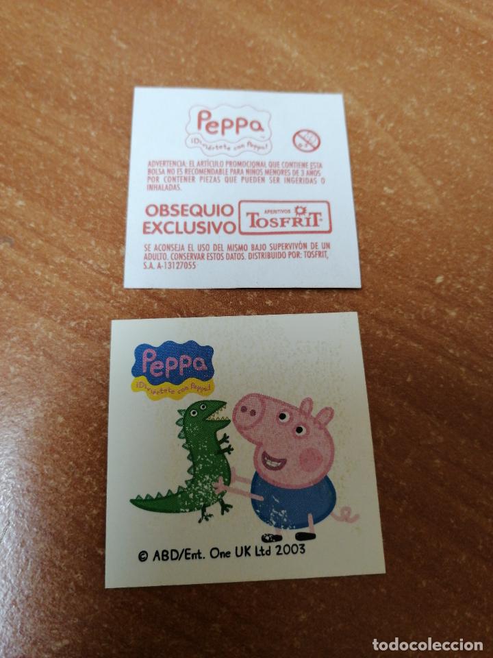 Coleccionismo cromos antiguos: CROMO PEGATINA PEPPA PIG DE TOSFRIT - Foto 1