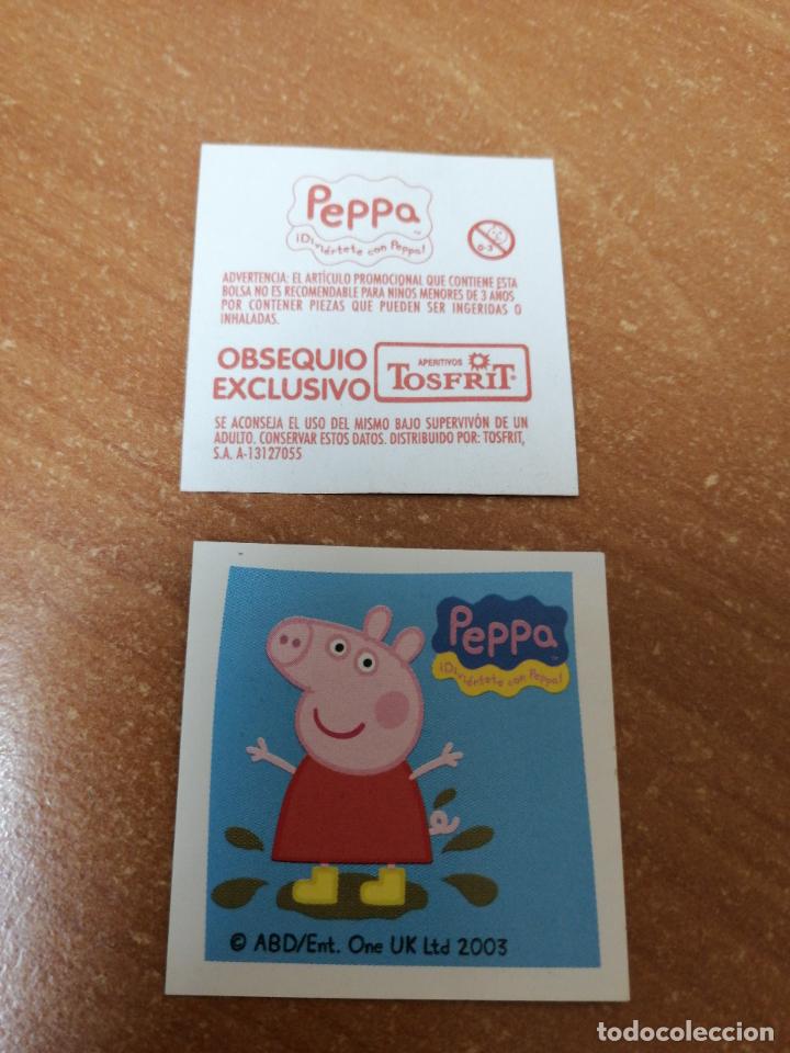 Coleccionismo cromos antiguos: CROMO PEGATINA PEPPA PIG DE TOSFRIT - Foto 1