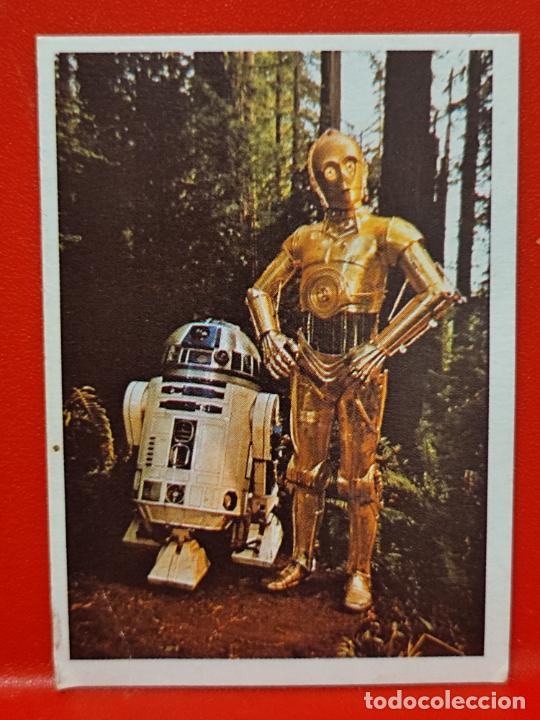Coleccionismo cromos antiguos: STAR WARS RETORNO JEDI CROMO RECUPERADO PACOSA DOS VER FOTO DORSO ORIGINAL # 30 R2D2 C3PO
