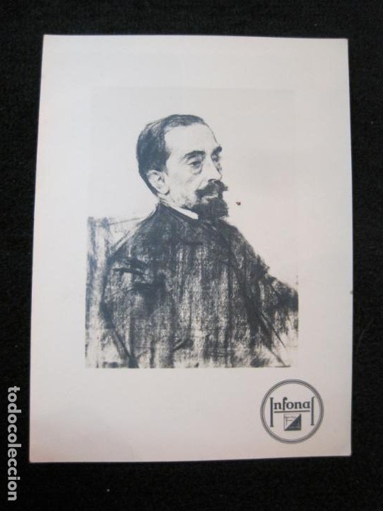Coleccionismo Cromos antiguos: JUAN MARAGALL-RAMON CASAS-CROMO FOTOGRAFICO-PUBLICIDAD INFONAL-VER FOTOS-(80.452)