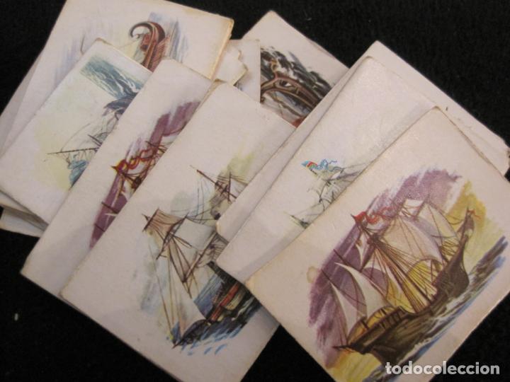 Coleccionismo cromos antiguos: BARCOS-LOTE DE 32 CROMOS DE LAS CAJAS DE CERILLAS-VER FOTOS-(CR-2569)