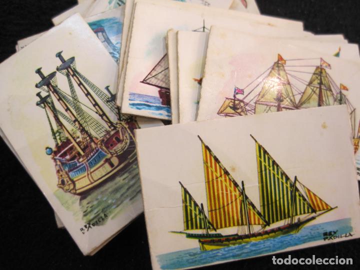 Collectionnisme Cartes &agrave; collectionner anciennes: BARCOS-LOTE DE 27 CROMOS DE LAS CAJAS DE CERILLAS-VER FOTOS-(CR-2570)