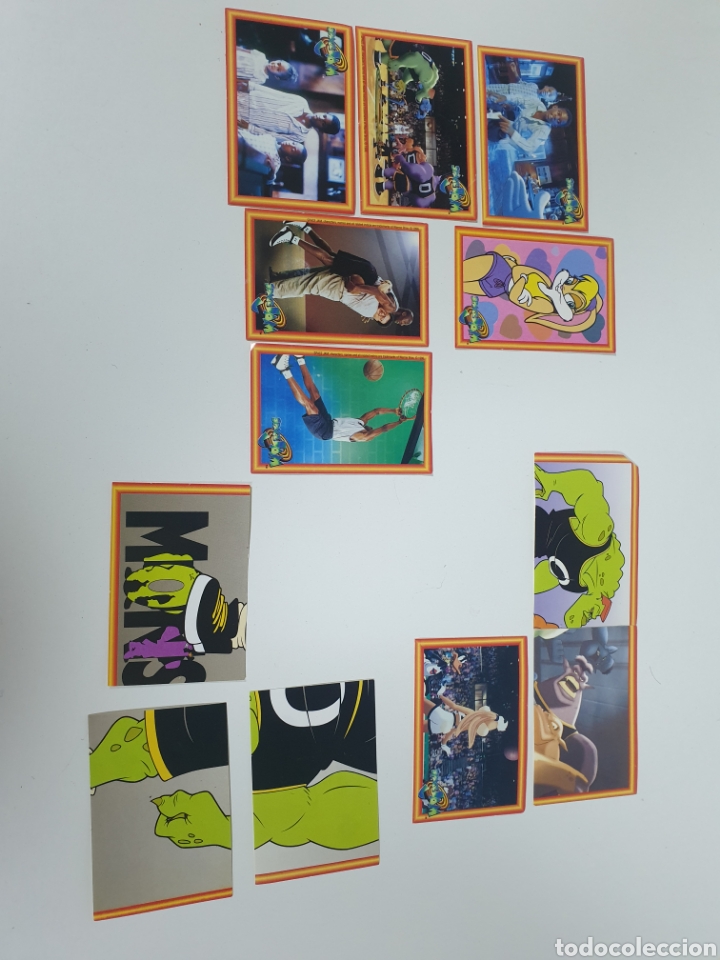 Coleccionismo cromos antiguos: Lote cromos space jam sin pegar - Foto 1