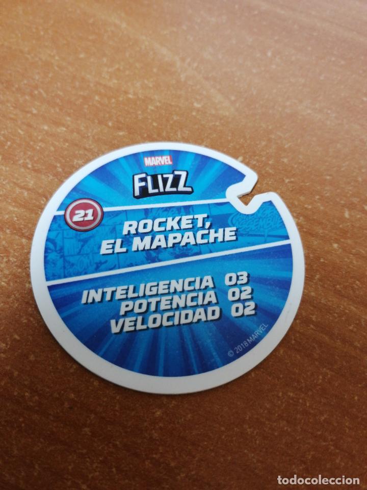 Coleccionismo cromos antiguos: CROMO TAZO FLIZZ MARVEL CARREFOUR (N&ordm; 21 ) ROCKET, EL MAPACHE - Foto 1