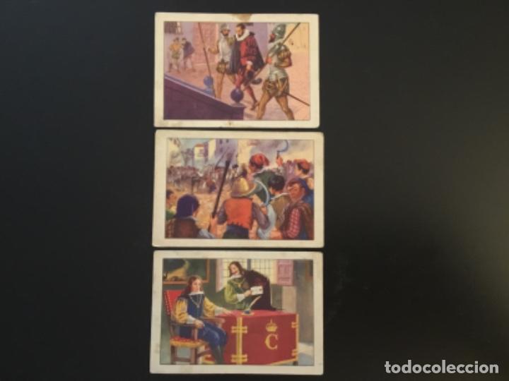 Colecionismo Cromos antigos: Cromos antiguos historia de Espa&ntilde;a Amatller n&uacute;meros 15,20,22