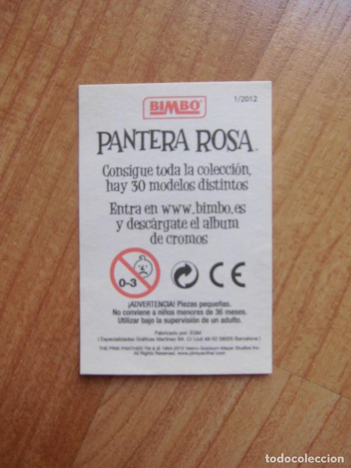 Coleccionismo cromos antiguos: CROMO PEGATINA PANTERA ROSA BIMBO - Foto 2