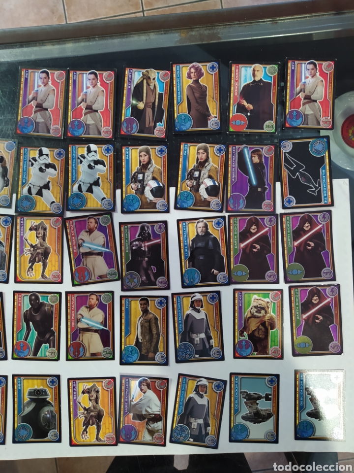 Coleccionismo cromos antiguos: Cromos Star wars 33 cromos - Foto 1