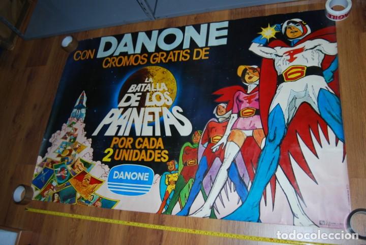 Coleccionismo cromos antiguos: Poster Comando G La Batalla de los Planetas DANONE Gigante 150 x100 cm LEER