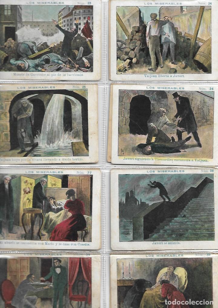 Coleccionismo cromos antiguos: LOS MISERABLES - COMPLETA - Foto 4