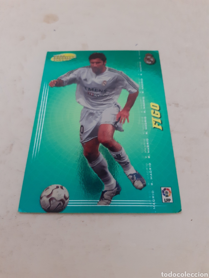 Coleccionismo cromos antiguos: CROMO MEGA CRACKS 2004 2005 MEGA ESTRELLAS FIGO N 381 - Foto 1