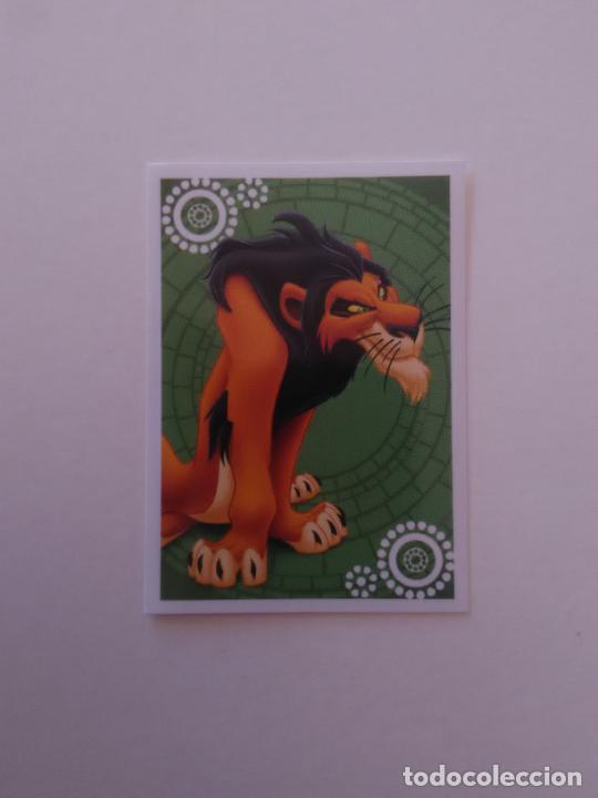 Coleccionismo Cromos antiguos: N&ordm; 25 SCAR EL REY LE&Oacute;N CROMO STICKER COLECCI&Oacute;N PERSONAJES DISNEY PIXAR PANINI