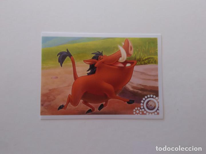 Coleccionismo Cromos antiguos: N&ordm; 28 PUMBA EL REY LE&Oacute;N CROMO STICKER COLECCI&Oacute;N PERSONAJES DISNEY PIXAR PANINI