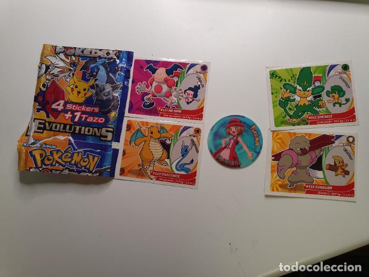 Coleccionismo cromos antiguos: TAZO SOBRE CROMOS POKEMON PER&Uacute; -- ELECTRIC COLLECTION - POKEDEX EVOLUTIONS --
