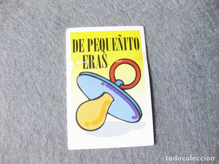 Coleccionismo cromos antiguos: CROMO BOLLYCAO ESPEJISMOS - DE PEQUE&Ntilde;O ERAS M&Aacute;S MON&Iacute;SIMO
