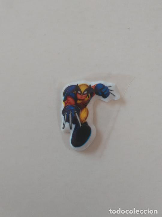 Coleccionismo cromos antiguos: LOBEZNO WOLVERINE CROMO PEGATINA EN RELIEVE HEROES MARVEL