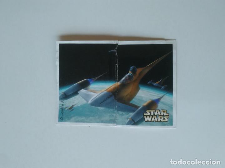 Coleccionismo cromos antiguos: CROMO PEGATINA BIMBOCAO STAR WARS LA GUERRA DE LAS GALAXIAS BIMBO