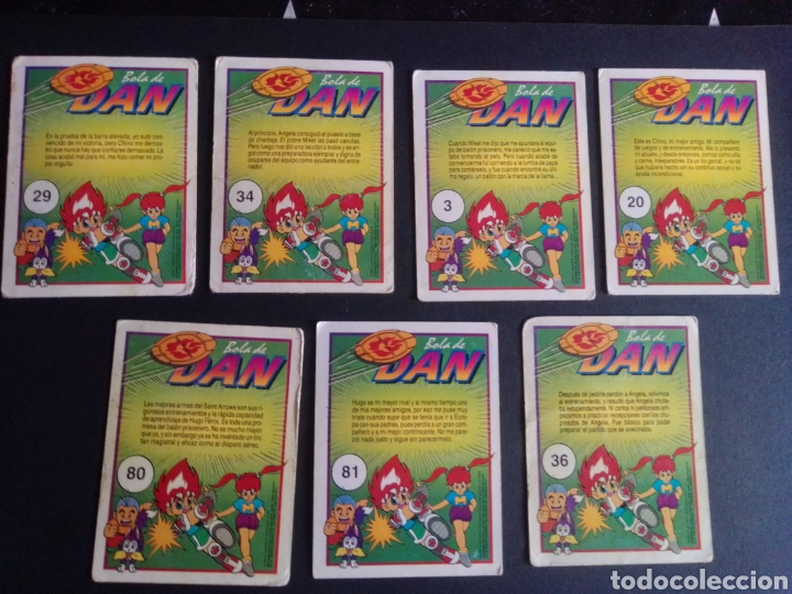 Coleccionismo cromos antiguos: LOTE DE 7 CROMOS. BOLA DE DAN. ED. ESTE. - Foto 2