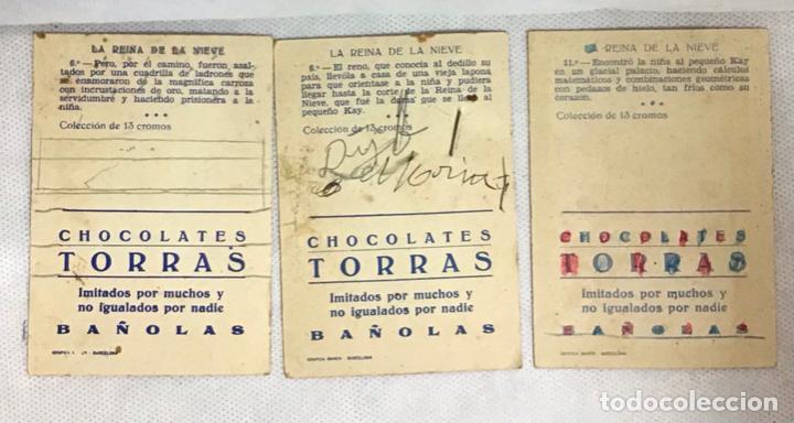 Coleccionismo cromos antiguos: LA REINA DE LA NIEVE - Foto 2