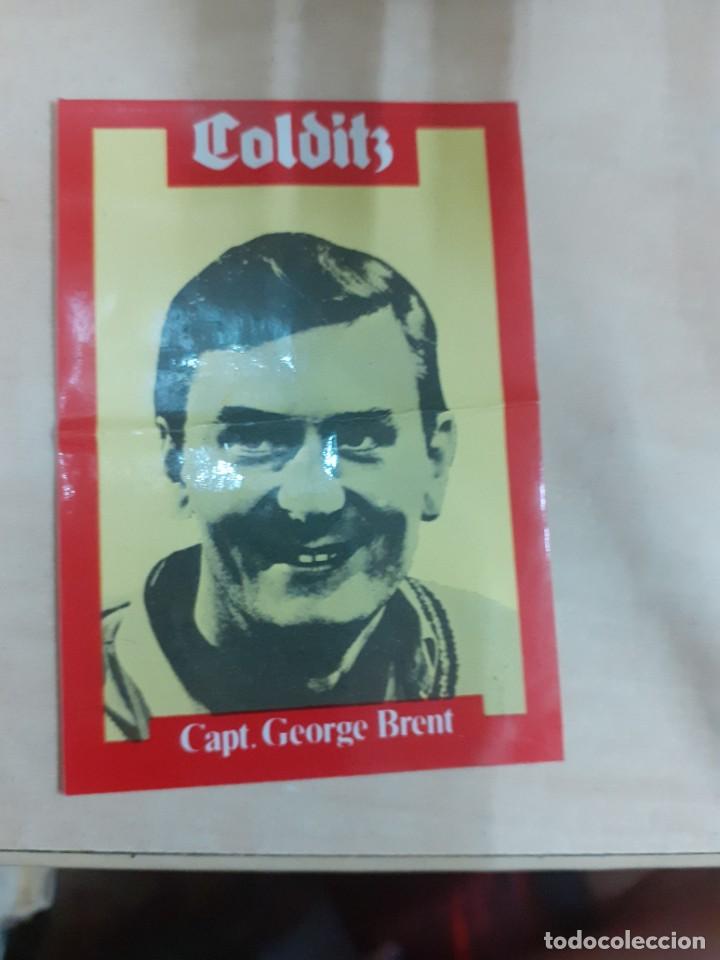 Coleccionismo Cromos antiguos: Cromo de la serie de TV Colditz .Panrico 1986.Capit&aacute;n Brent.