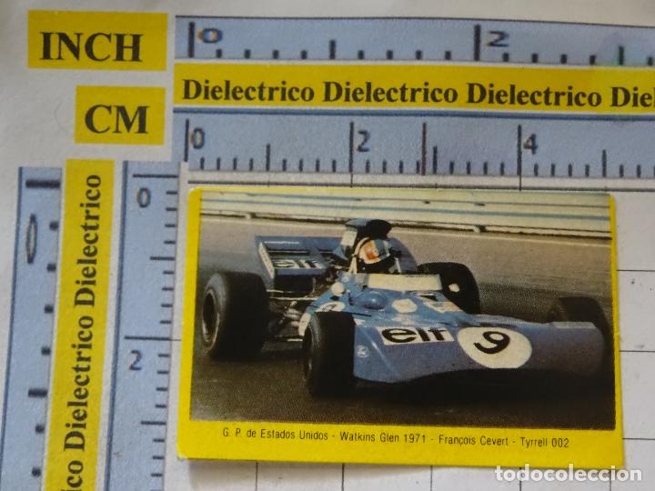 Collectionnisme Cartes &agrave; collectionner anciennes: CROMO CROMITO DE DULCES YOGURES DANONE. GRAN PRIX FORD 11 GP ESTADOS UNIDOS 1970 TYRELL 002