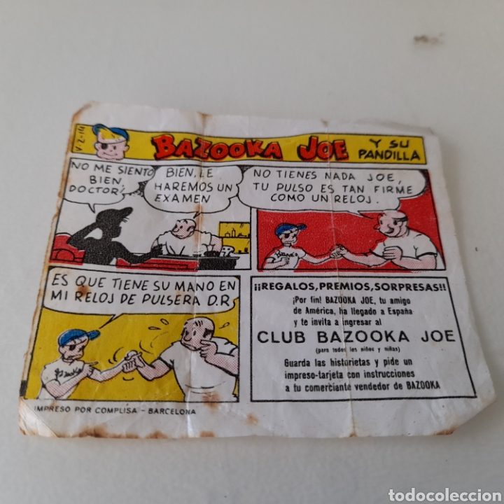Coleccionismo cromos antiguos: ANTIGUO CROMO DE BAZOOKA JOE - Foto 1