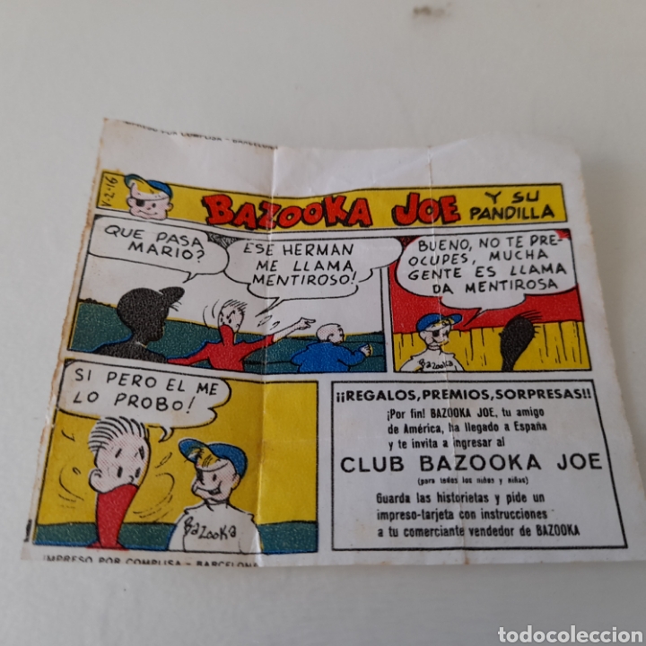 Coleccionismo cromos antiguos: ANTIGUO CROMO DE BAZOOKA JOE. - Foto 1