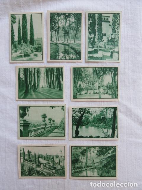 Coleccionismo Cromos antiguos: 2&ordm; &Aacute;LBUM GALLINA BLANCA. SERIE 16 - PARQUES Y JARDINES -. LOTE 10 CROMOS.