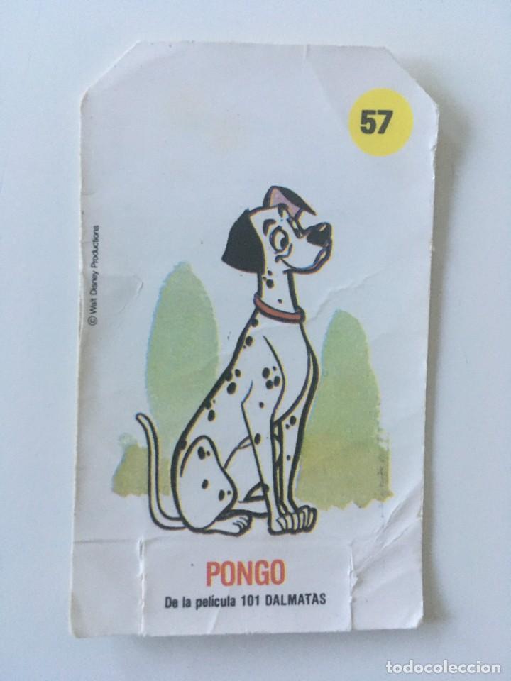 Coleccionismo cromos antiguos: Plasticromos de Bimbo &rdquo;Los amigos de Mickey&rdquo; - num 57 - Pongo - Foto 1