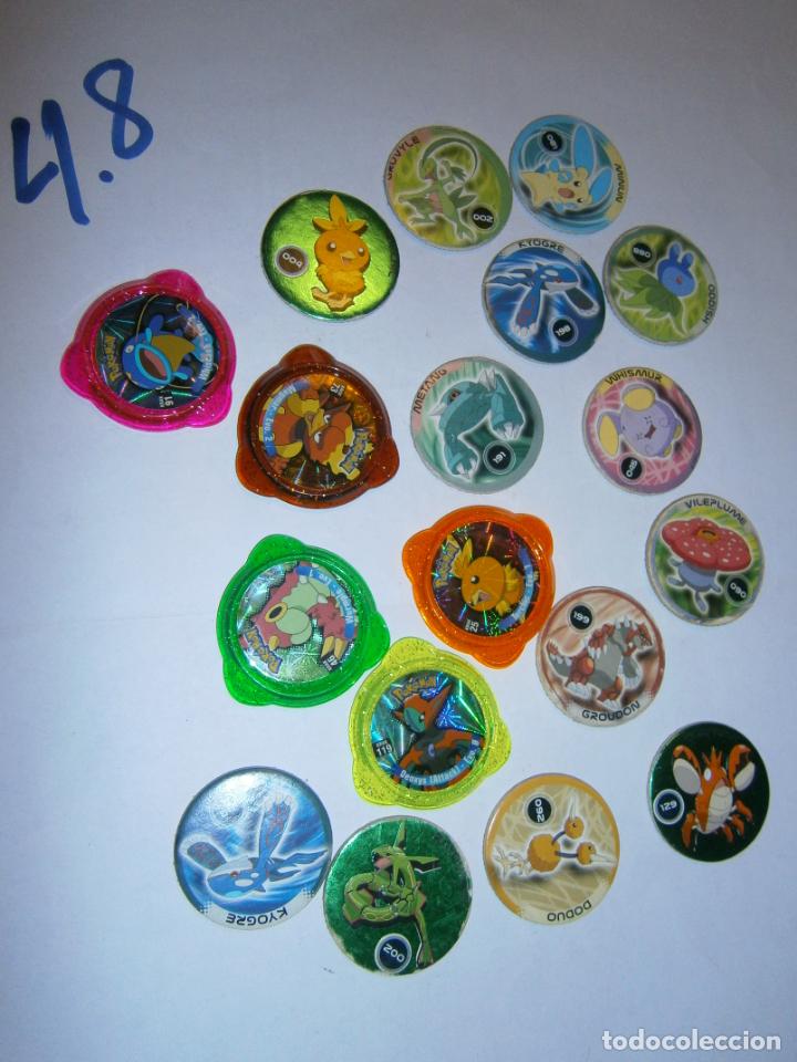 Coleccionismo Cromos antiguos: LOTE DE TAZOS O SIMILARES VARIOS