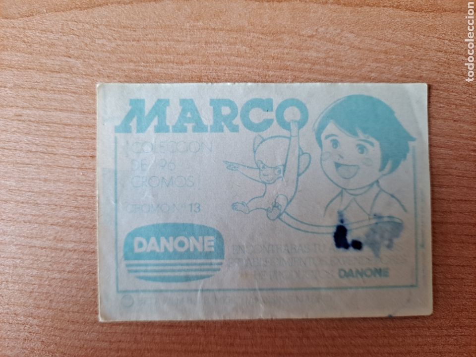 Coleccionismo cromos antiguos: Cromo N. 13. Marco. Danone - Foto 2