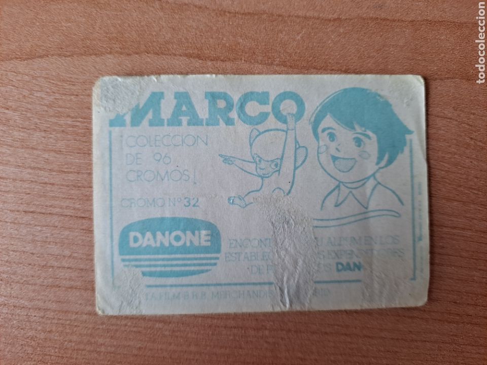 Coleccionismo cromos antiguos: Cromo N. 32. Marco. Danone - Foto 2