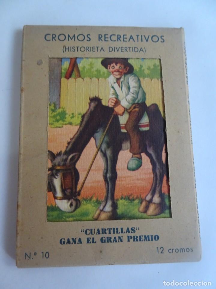 Coleccionismo Cromos antiguos: CROMOS RECREATIVOS ,HISTORIETA DIVERTIDA, N&ordm;10 SERIE &Uacute;NICA 12 CROMOS, &rdquo;CUARTILLAS&rdquo;