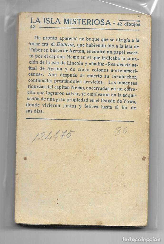 Coleccionismo cromos antiguos: Cromo. La Isla Misteriosa. 42 dibujos completa - Foto 2