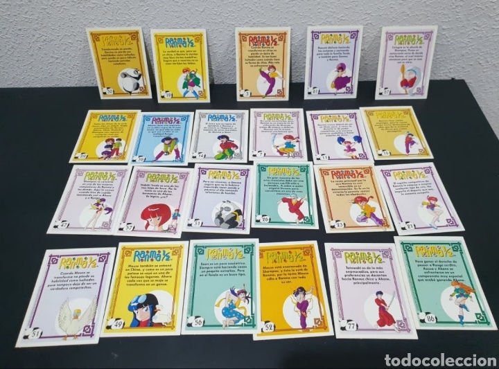 Coleccionismo cromos antiguos: 23 cards ranma - Foto 4