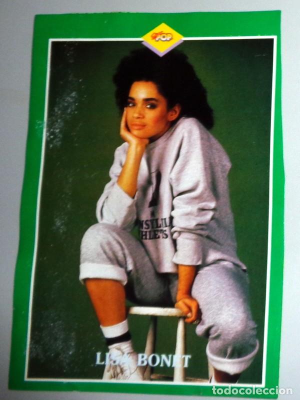Coleccionismo Cromos antiguos: FICHA SUPER POP COLECCI&Oacute;N TV - LISA BONET - A&Ntilde;OS 80 - FICHERO - TELEVISI&Oacute;N