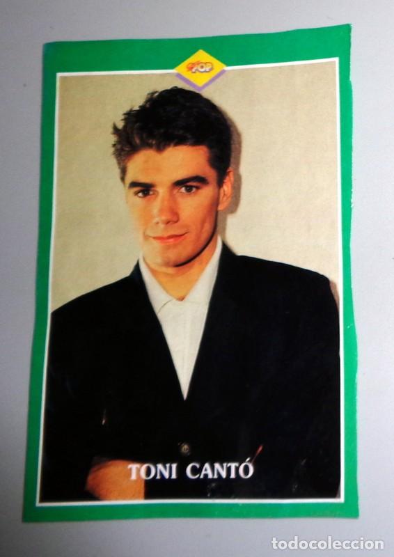 Coleccionismo Cromos antiguos: FICHA SUPER POP COLECCI&Oacute;N TV - TONI CANT&Oacute; - A&Ntilde;OS 80 - FICHERO - TELEVISI&Oacute;N