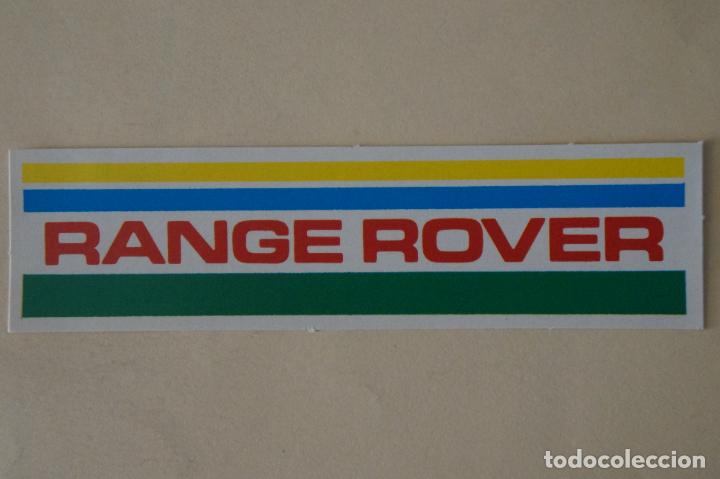 Coleccionismo cromos antiguos: CROMO DE COCHES RANGE ROVER MATE SIN PEGAR A&Ntilde;O 1987 DEL ALBUM ADHESIVAS SPORT 2 DE COMICROMO