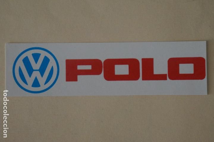 Coleccionismo Cromos antiguos: CROMO DE COCHES VOLKSWAGEN POLO MATE SIN PEGAR A&Ntilde;O 1987 DEL ALBUM ADHESIVAS SPORT 2 DE COMICROMO