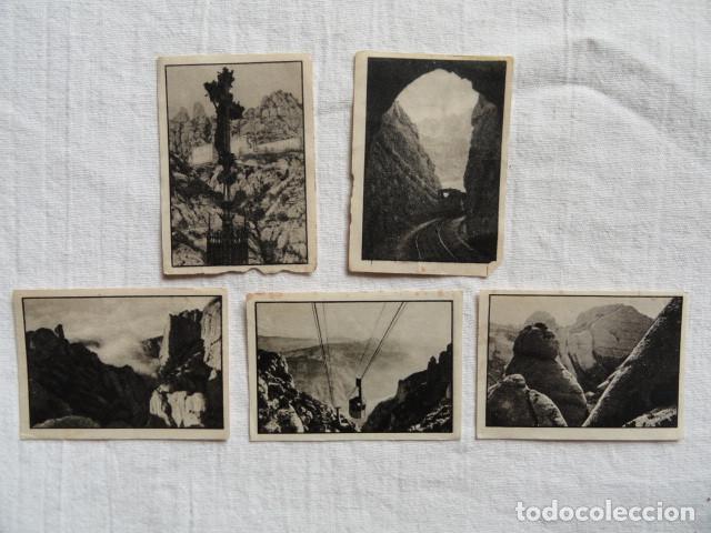 Colecionismo Cromos antigos: 2&ordm; &Aacute;LBUM GALLINA BLANCA. SERIE 75 - MONTSERRAT -. LOTE 5 CROMOS.