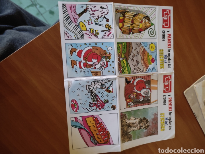 Sammeln alte Sammelbilder: 8 cromos TP y Panini te regalan cromos mini stickers