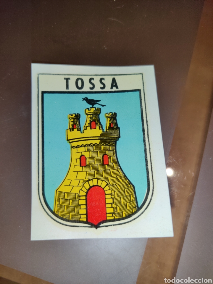Collectionnisme Cartes &agrave; collectionner anciennes: ESTAMOS LIQUIDANDO. Pegatina Cromo Calcoman&iacute;a A&ntilde;os 70 Nueva Resto Tienda Escudo Ciudad de Tossa