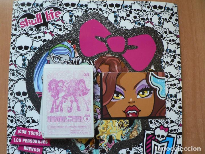 Coleccionismo cromos antiguos: LOTE DE 30 CROMOS DISTINTOS DE MONSTER HIGH SKULL LIFE STICKER ALBUM DE PANINI 2013
