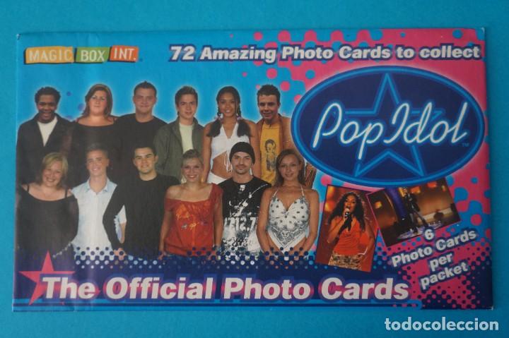 Colecionismo Cromos antigos: SOBRE DE PHOTOCARDS SIN ABRIR DE POP IDOL DE MAGIC BOX