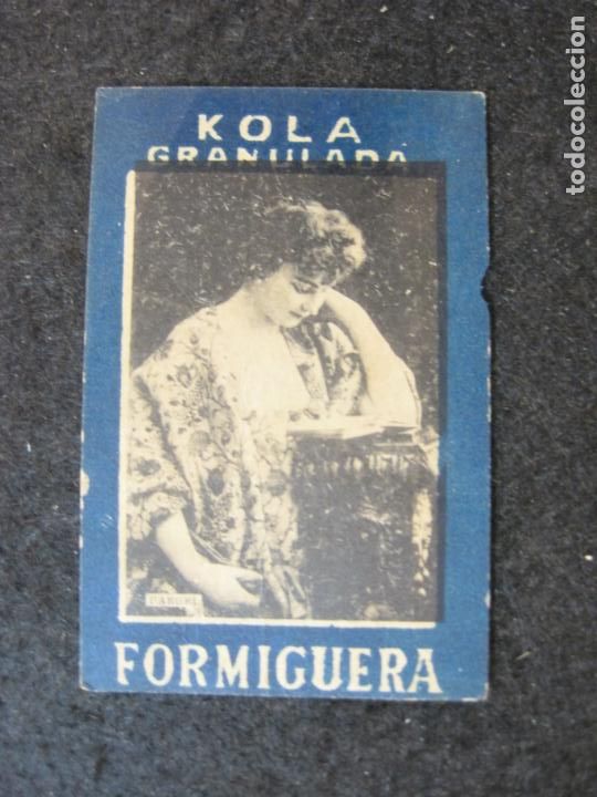 Coleccionismo cromos antiguos: DARGEL-KOLA GRANULADA FORMIGUERA-CROMO ANTIGUO-VER FOTOS-(82.263)