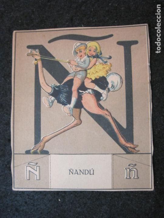 Coleccionismo cromos antiguos: OPISSO-ABECEDARIO-LETRA &Ntilde;-&Ntilde;ANDU-CROMO ANTIGUO-VER FOTOS-(82.291-B)