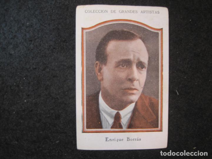 Coleccionismo cromos antiguos: ENRIC BORRAS-ENRIQUE BORRAS-PA&Ntilde;ERIAS SAN ANTONIO M.VALLES-BARCELONA-CROMO ANTIGUO-VER FOTOS-(82.489)