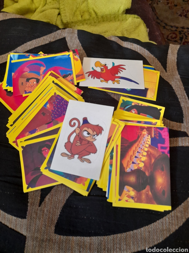 Coleccionismo cromos antiguos: 108 cromos diferentes de Aladdin de Panini - Foto 1