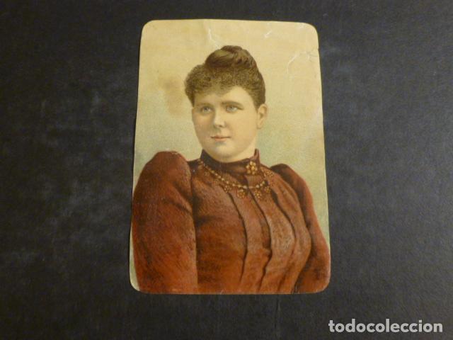 Coleccionismo cromos antiguos: MUJER ELEGANTE CROMO SIGLO XIX - Foto 1