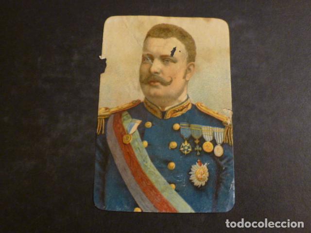 Colecionismo Cromos antigos: HOMBRE CONDECORADO CROMO SIGLO XIX